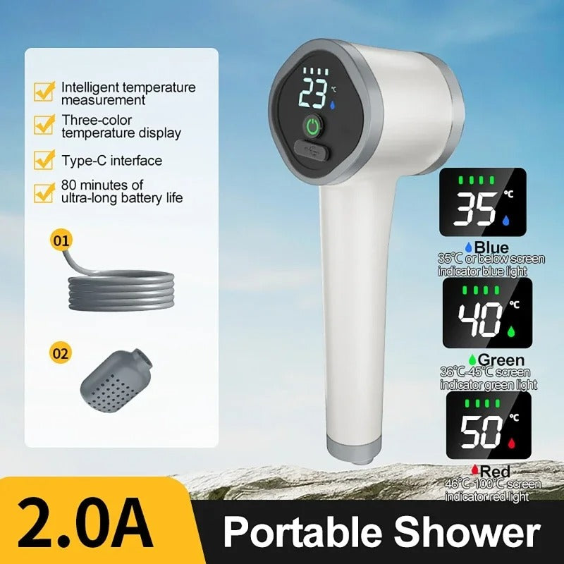 Douche extérieure sans fil